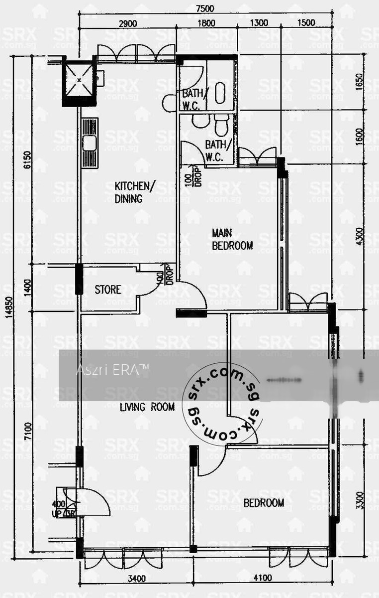 Blk 101 Yishun Avenue 5 (Yishun), HDB 4 Rooms #144081442
